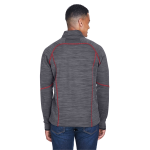 North End Men's Flux Melange Bonded Fleece Jacket