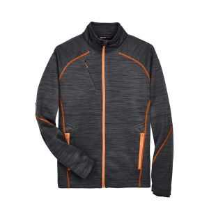 North End Men's Flux Melange Bonded Fleece Jacket