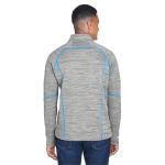 North End Men's Flux Melange Bonded Fleece Jacket