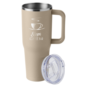 Harriton 40oz Vacuum Insulated Stainless Steel Travel Tumbler