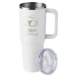 Harriton 40oz Vacuum Insulated Stainless Steel Travel Tumbler