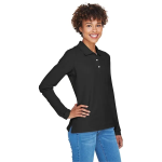 Devon & Jones Ladies' Pima Pique Long-Sleeve Polo